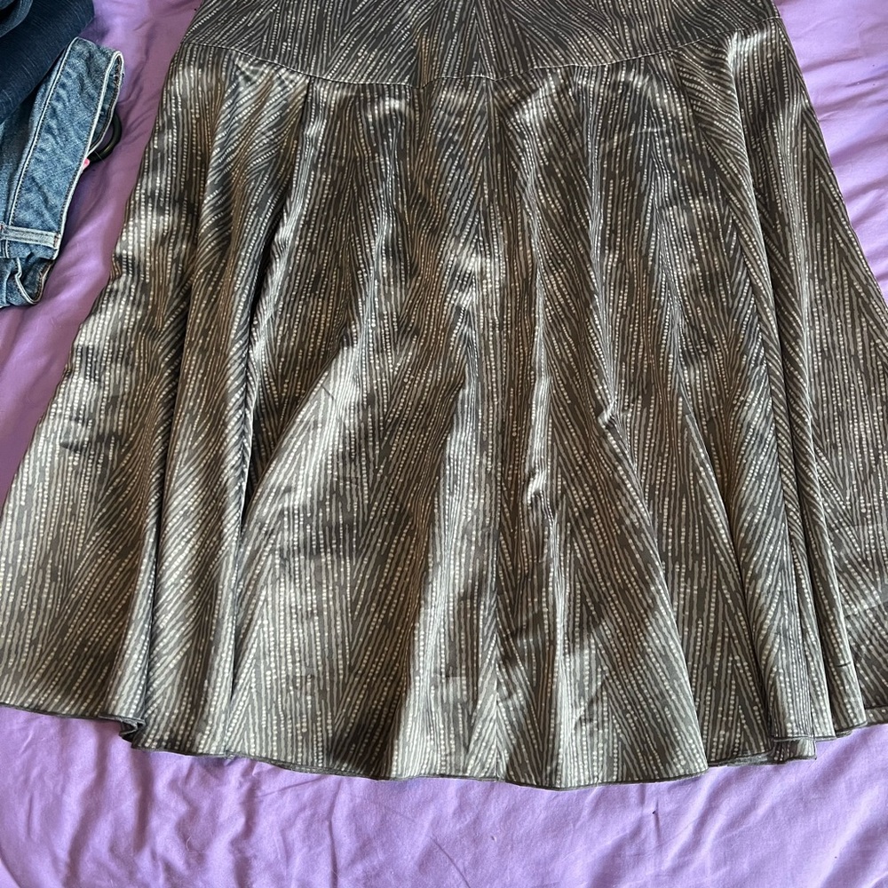 New York & Co Grey/Silver Skirt